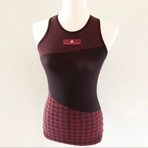 STELLA MCCARTNEY ADIDAS MAROON TANK TOP SMALL